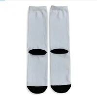 

New DIY tube digital 3D printed sublimation white blank dress socks