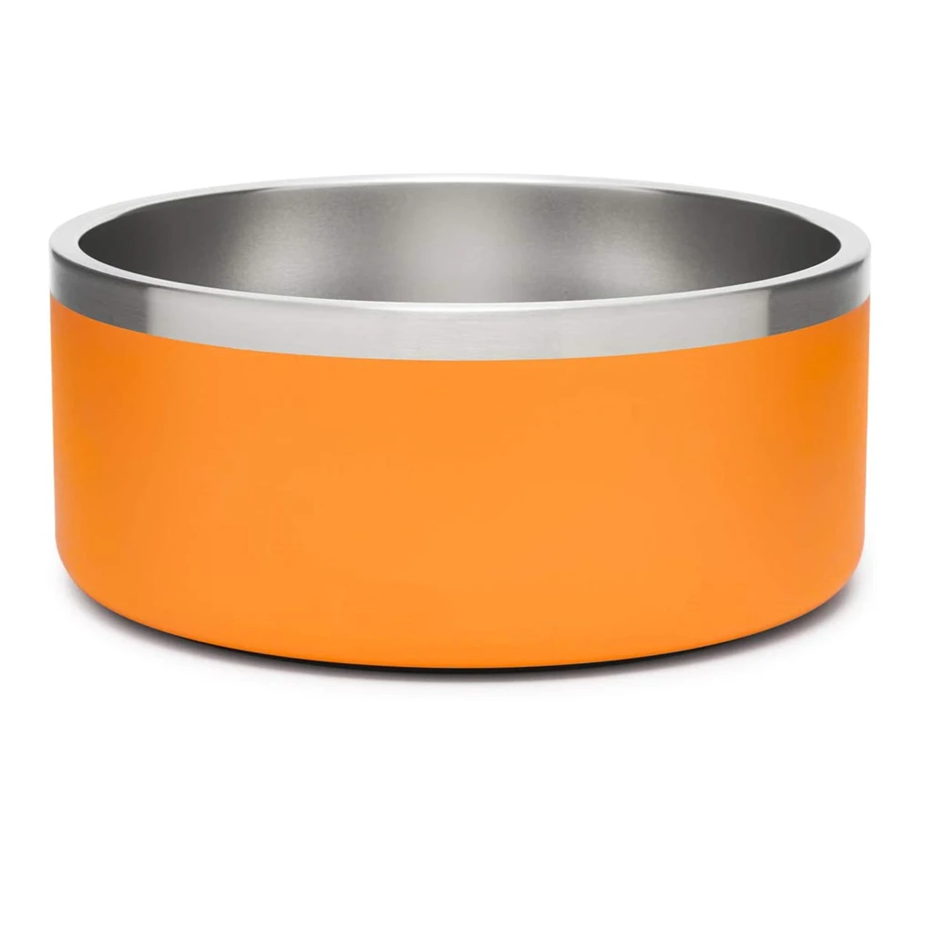 

hot selling custom 32oz 64oz water double wall metal stainless steel food pet bowls for cats and dogs, Customized color