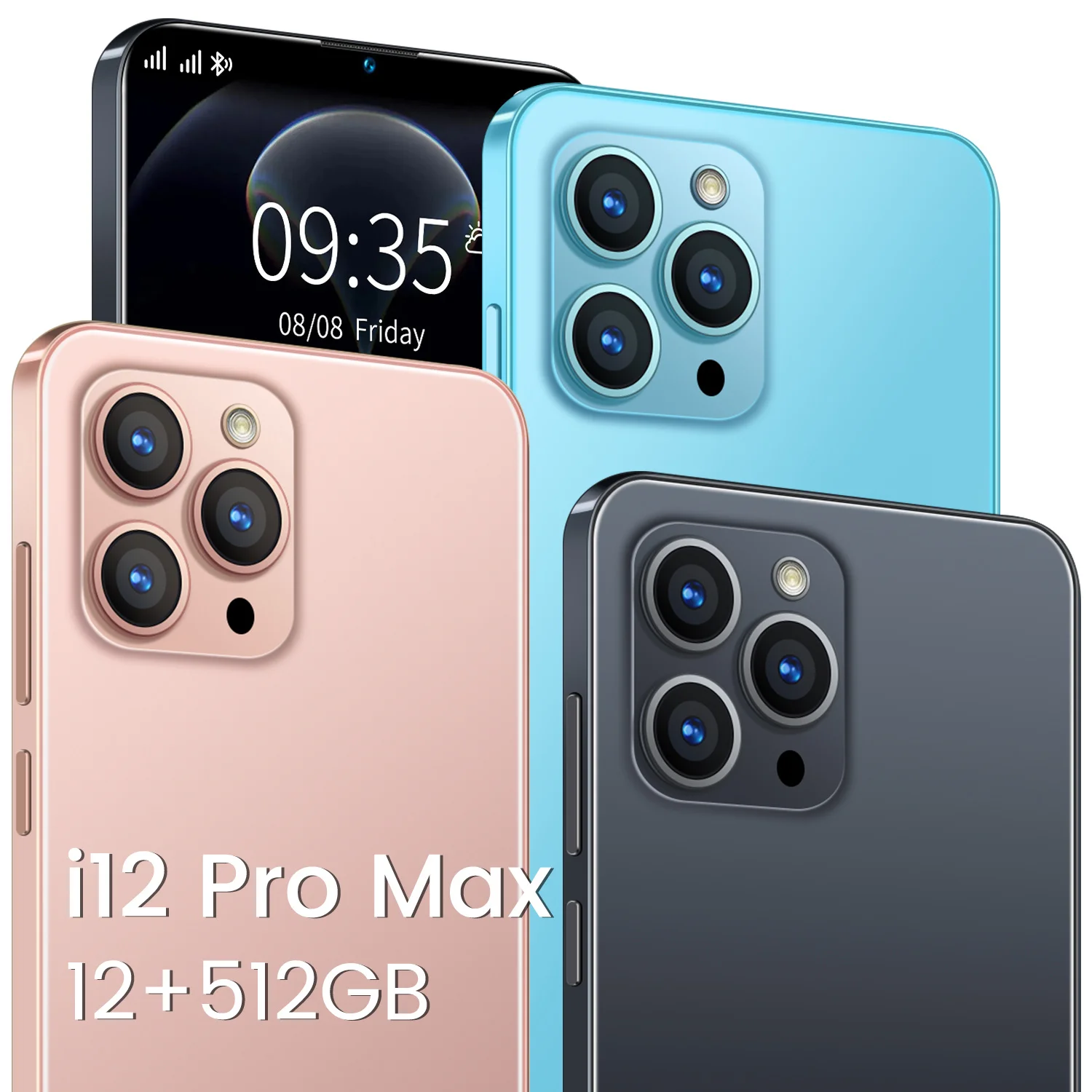 

cheap price sales i12 Pro Max smartphone 12GB+512GB Android 10.0 6.7inch smart mobile phone for sale