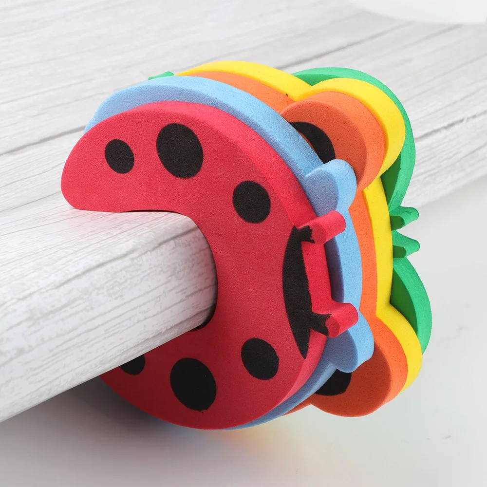 

Baby Safety Cartoon Animal Door Draft Stopper Cabinet Lock Kids Finger Protectors Door Clamp Pinch