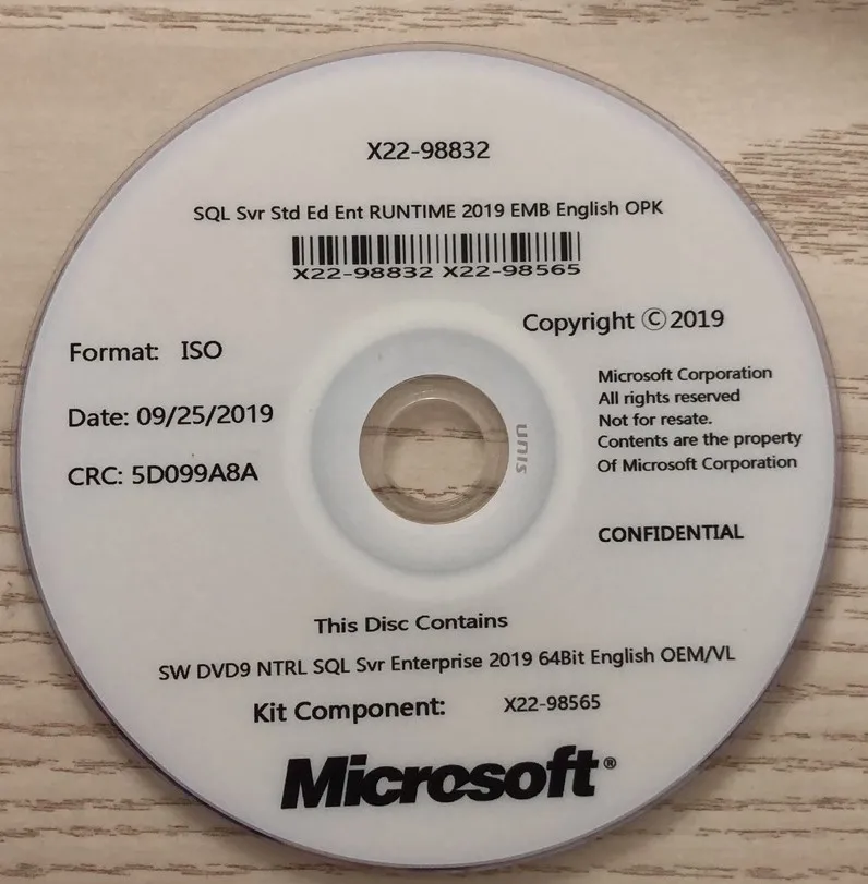 

P6L-00069 SQL Svr Std RUNTIME 2019 IoT ESD OLC 2 Core Additional License Std