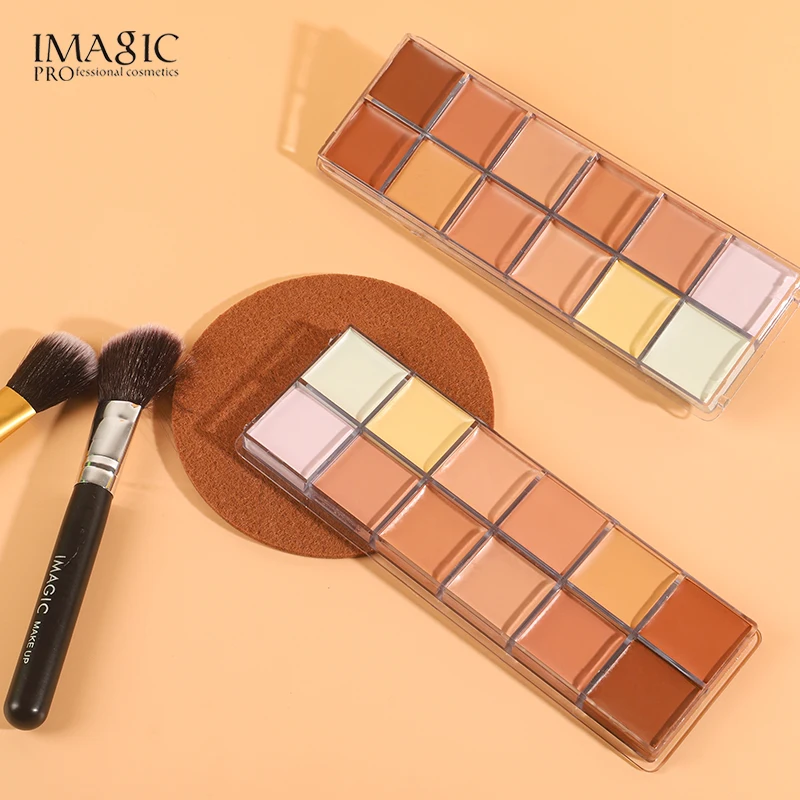 

Professional face concealer palette 12 colors makeup foundation pallet kit for face base cover makeup