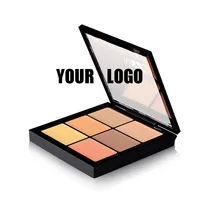 

MYG Best Price 6 color concealer palette low MOQ make your logo make up palette wholesale concealer