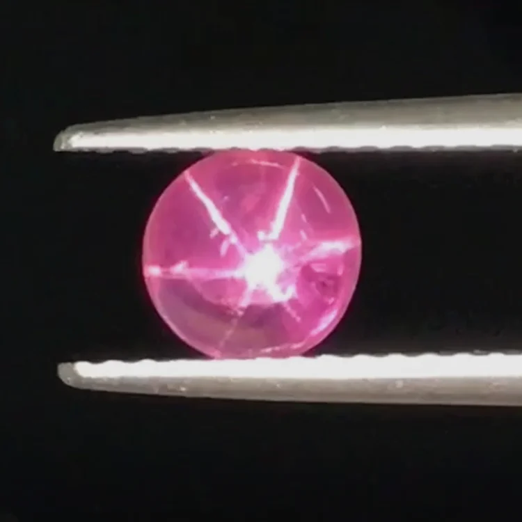 

SGARIT beautiful high quality loose gemstone for jewelry 1.46ct Burma pink natural unheated star sapphire