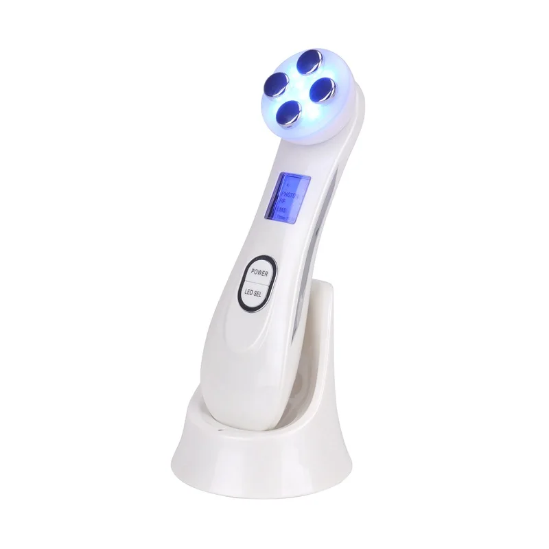 

Haamee Ems Facial Massager 5 In 1 Ems Beauty Care Instrument Rf Skin Tightening Radio Frequency Machine Face Lifting Massager