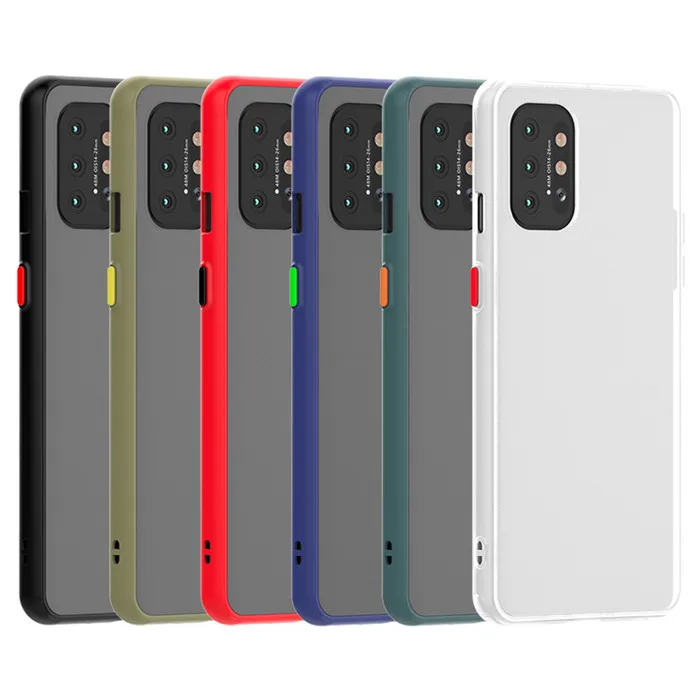

Smoke Matte Phone Cases Translucent Unique Color borber Shockproof Mobile Phone case For Vivo V23 V21 IQOO 7 X80 X70 X60 Y95 Y93, 5 colors