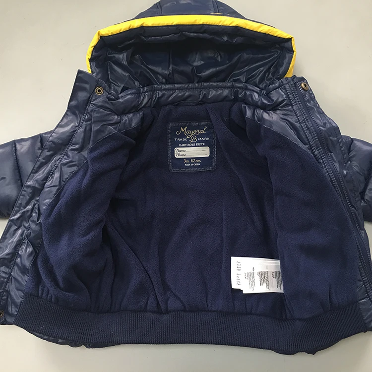 
Sedex Highest quality soft comfortable embroidered printed baby WINTER jackets 