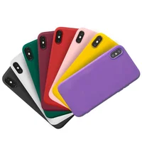 

1.5MM Solid Color Soft Matte Tpu Phone Case For Iphone x xs xr xs max 6 7 8 plus 11 pro max