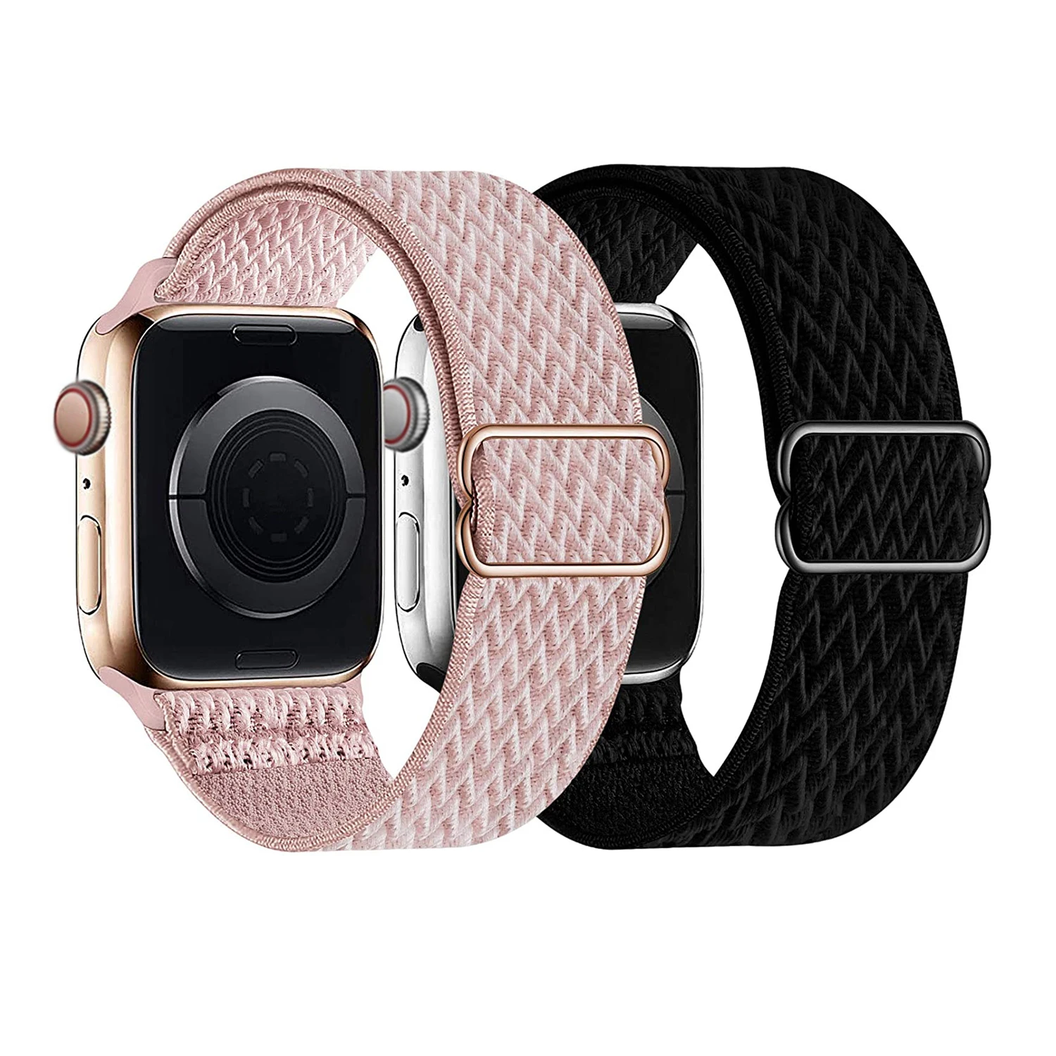 

New Arrival Adjustable Nylon for Apple Watch Band Metal Nylon Loop Watch Band 38/40mm, 42/44mm, Multicolor