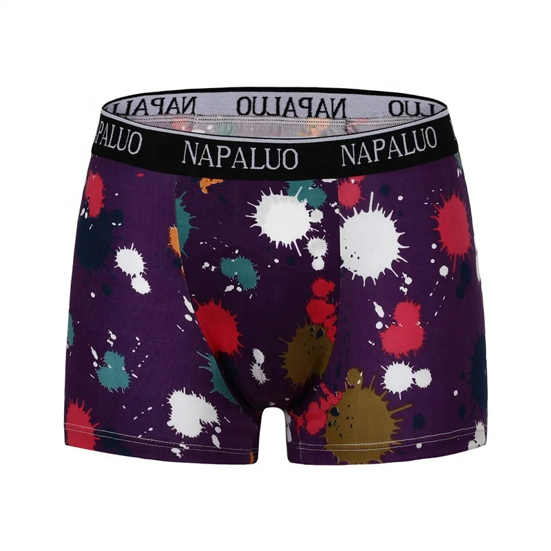 
New Style High Quality Breathable Men Boxer Briefs Customized Sexy Men Underwear 