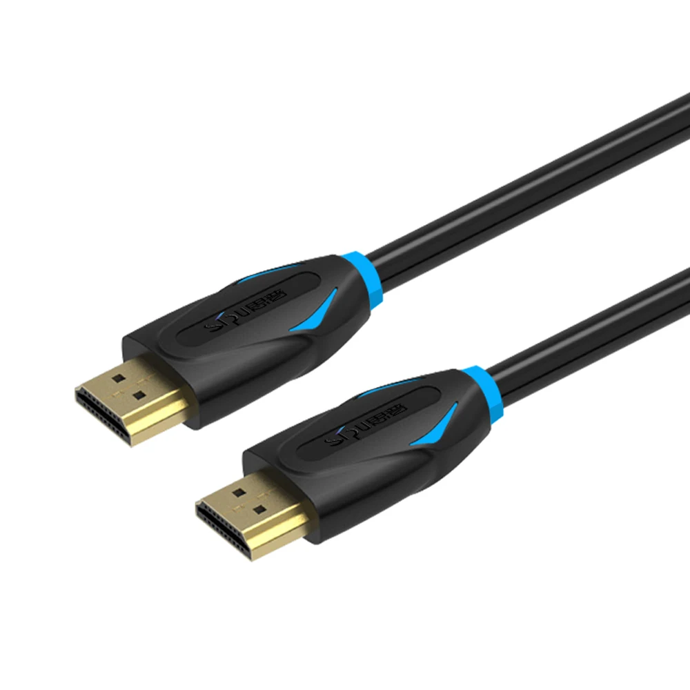 

SIPU high speed factory price audio video hd support 3d ethernet hdmi to hdmi cable 4k 1.5M, Black