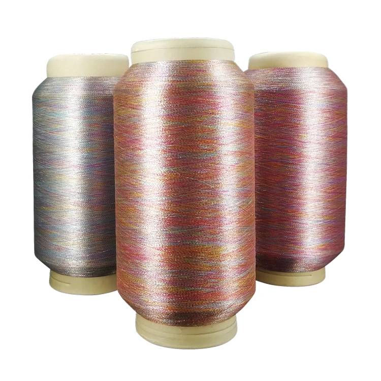 
Very fine colorful Polyester lurex yarn melange yarn Metallic Yarn 