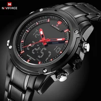 

Naviforce 9050 Men Watches Luxury Brand Men's Quartz Hour Analog LED Sports Watch Army Military Wrist Watch Relogio Masculino
