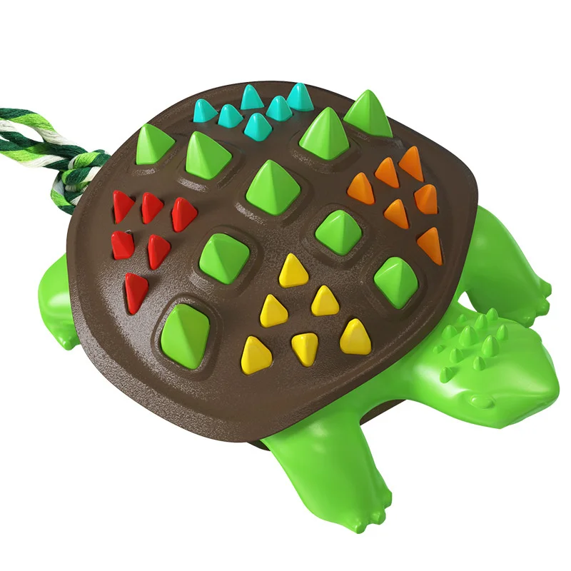 

Wholesale pet dog chew toy brushing teeth cleaning spilled glue turtle toy dog training toy, Picture showed