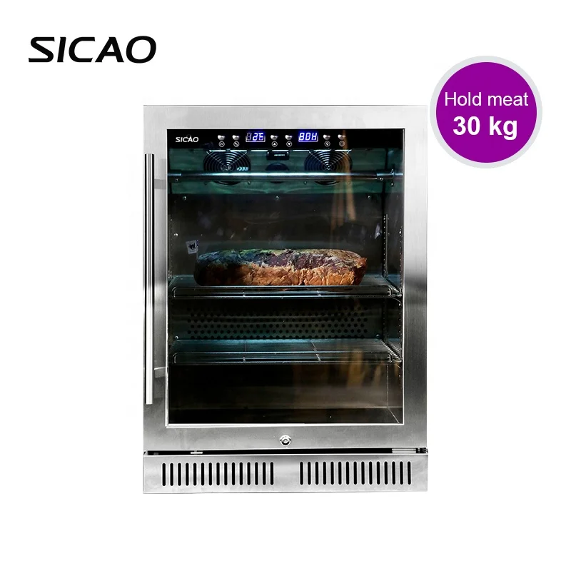 
Age machine display Cooler 2020 Small Steak Fridge Da-150as Mini Duck Home Cabinet Dry Meat Aging Refrigerator for meat 