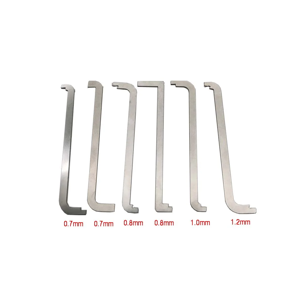 

New arrival 6pcs/bag tension wrench push rod lock pick kit, Silver