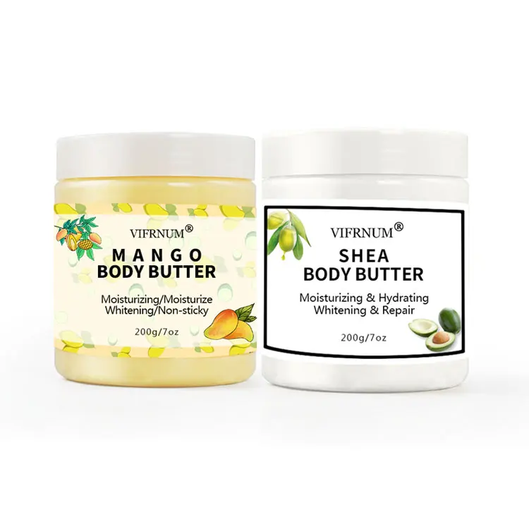 

customize 200ml vegan body butter cocoa lightening whipped shea butter body