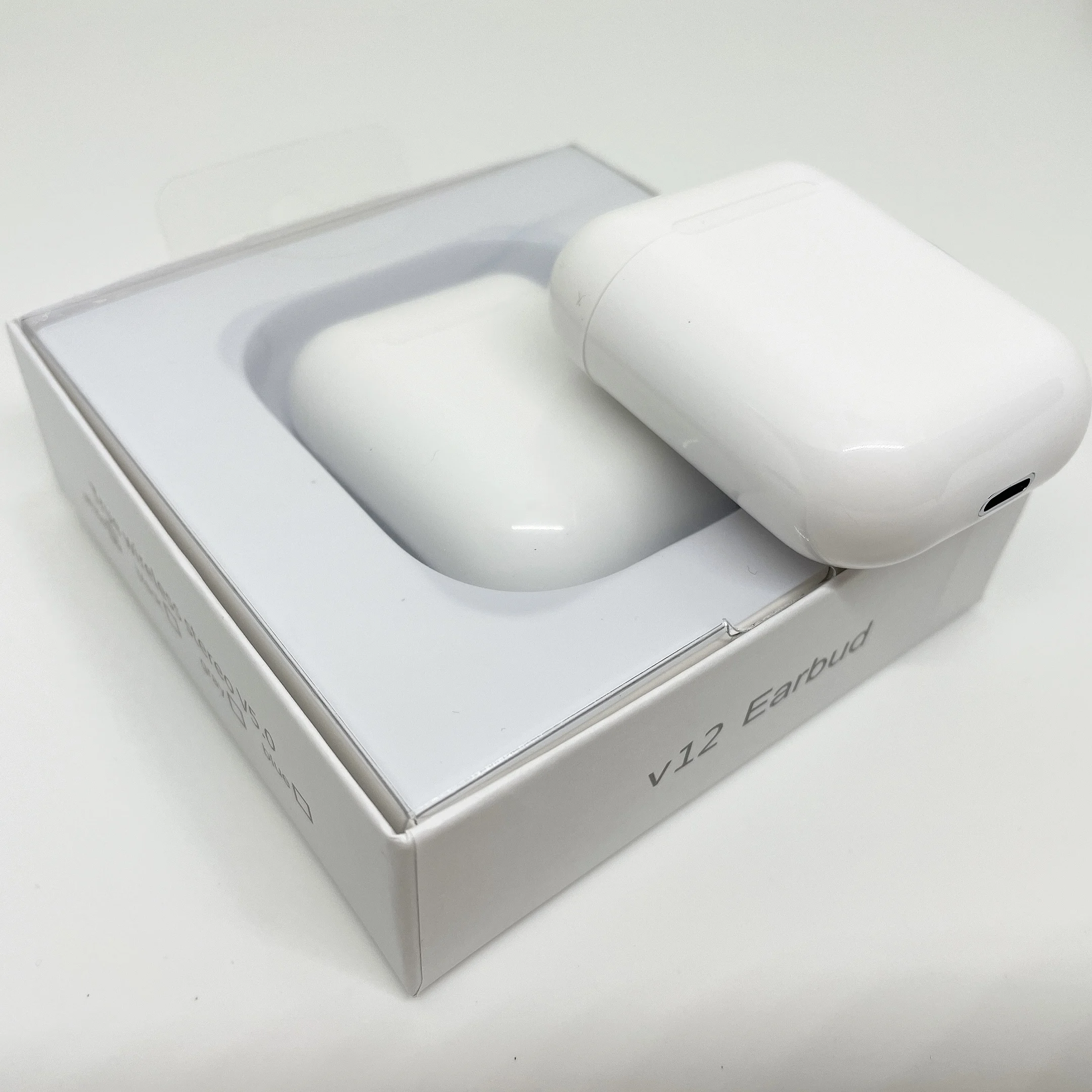 

V12 wholesale cheap earphones TWS wireless earbuds portable top quality headsets, Black/ white/ pink