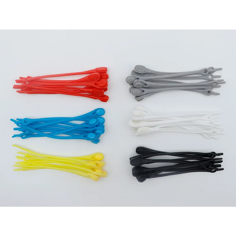 

Weiou flat length 10CM Elastic No Tie Shoelaces Fashion Shoestring for adult and child Shoes, Black,red,grey,blue,support custom color