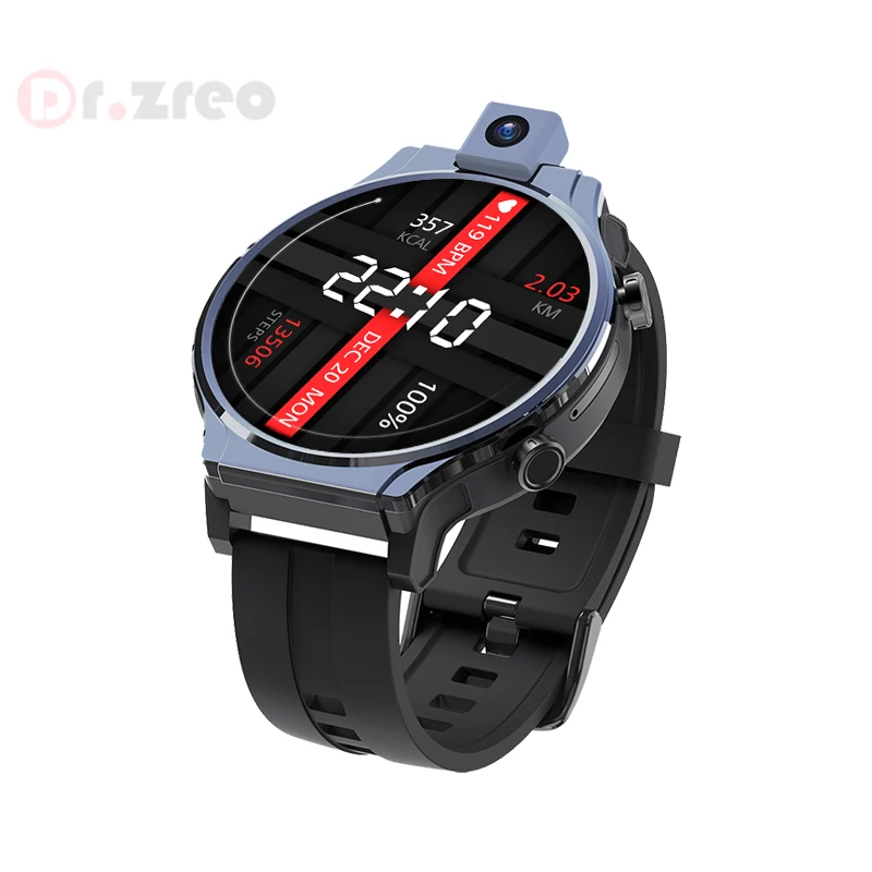 

4G Smart Watch Men 4GB 64GB 13MP Camera 1600mAh 2.1" Android 10 Watch Phone WIFI GPS smartwatch smart watch 4g android