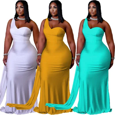 

B36046A 2021 women sexy Club dress casual women summer maxi dress