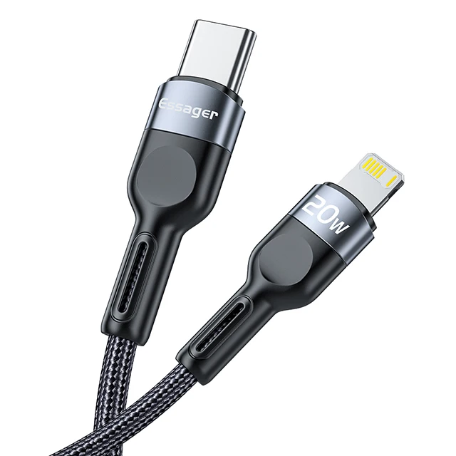 

Essager Wholesales Lightning Cable Type C 20W Quick Charge Data Transfer Cabo Usb Tipo C