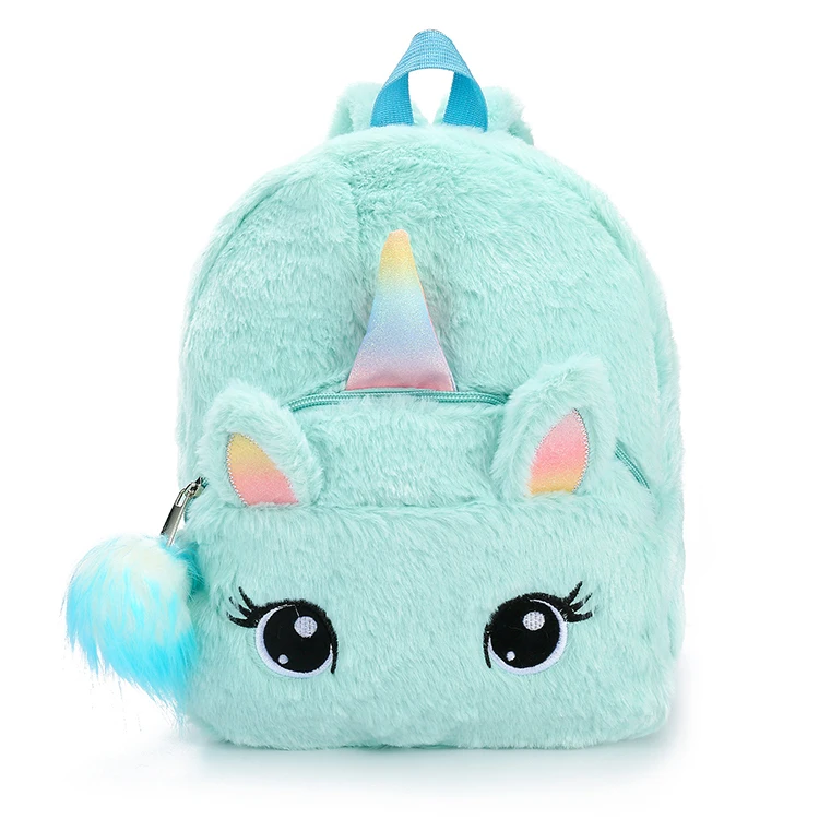 

2021 New Toddler Backpack Hot Sale Cartoon Animal Kindergarten Plush Cartoon Bag For Kids
