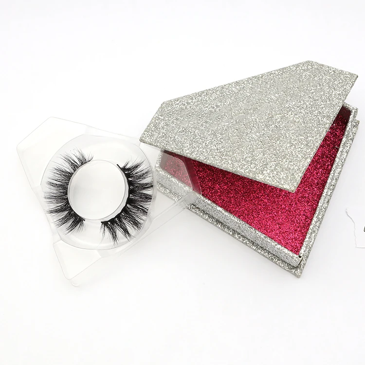 

3D Mink Lashes Private Label Mink Eyelash Packaging Box Fur Mink Eyelashes