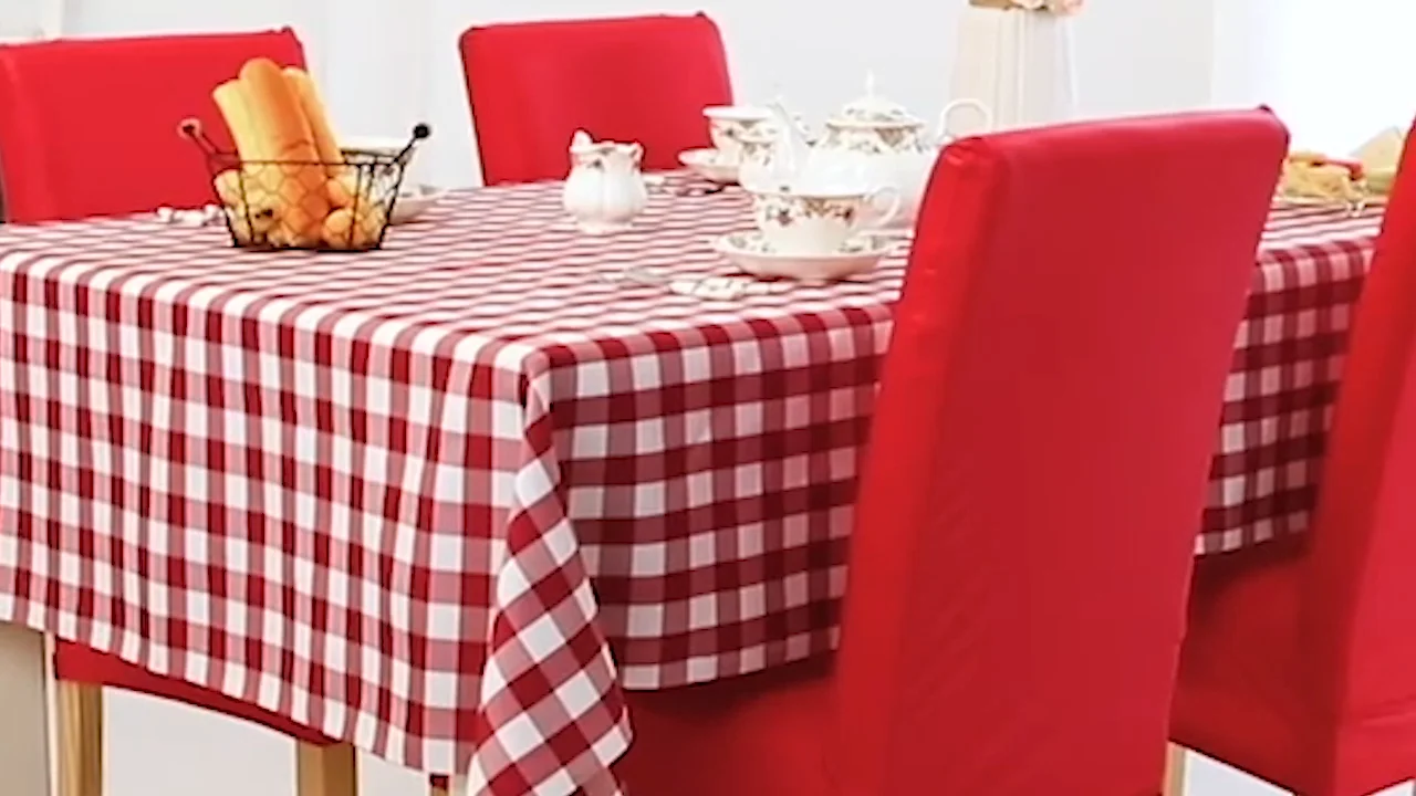 Wholesale Fancy Rectangular Square Christmas Tablecloths Jacquard