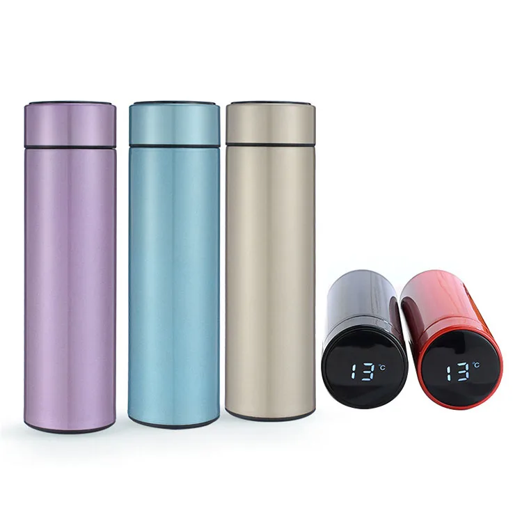 

Led Temperature Smart Custom Vacuum Water Bottle Led Display Temperature Smart Water Bottle Insulated, Customized color acceptable