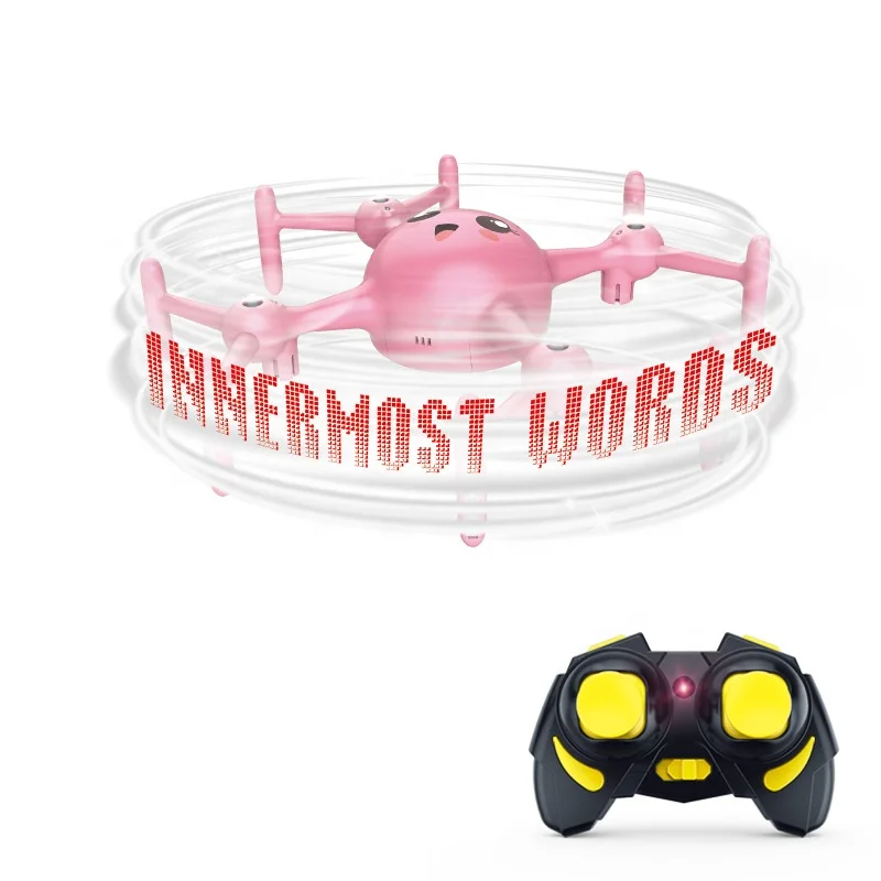 

Amiqi QY66-X08B Ufo Toys Small Pocket Racing Rc Dual Remote Control APP Custom Programming Mini Quadcopter Airplane Ufo Drone