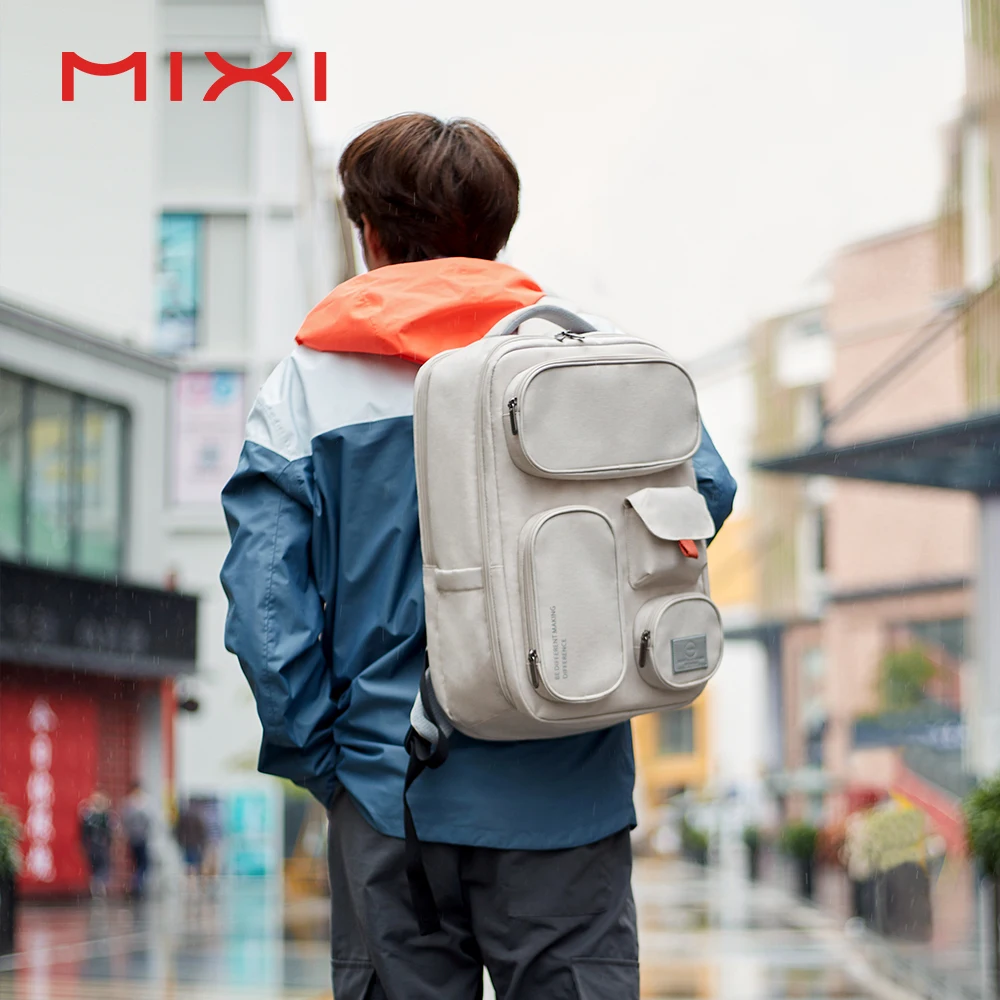 

Mixi Wholesale Custom Durable Business Travel Waterproof Oxford School Bag Cheap 15.6 Inch Student Laptop Backpack with USB