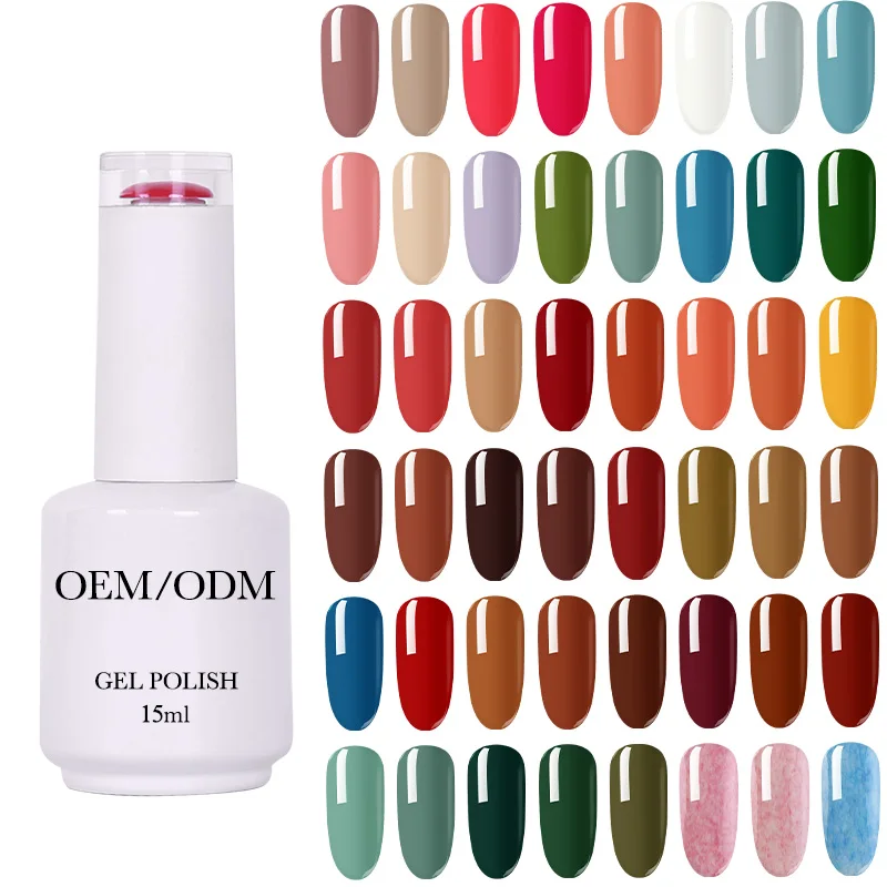 

3000 colors 1color / 1 bottle private label wholesale Free sample color soak off uv gel nail polish