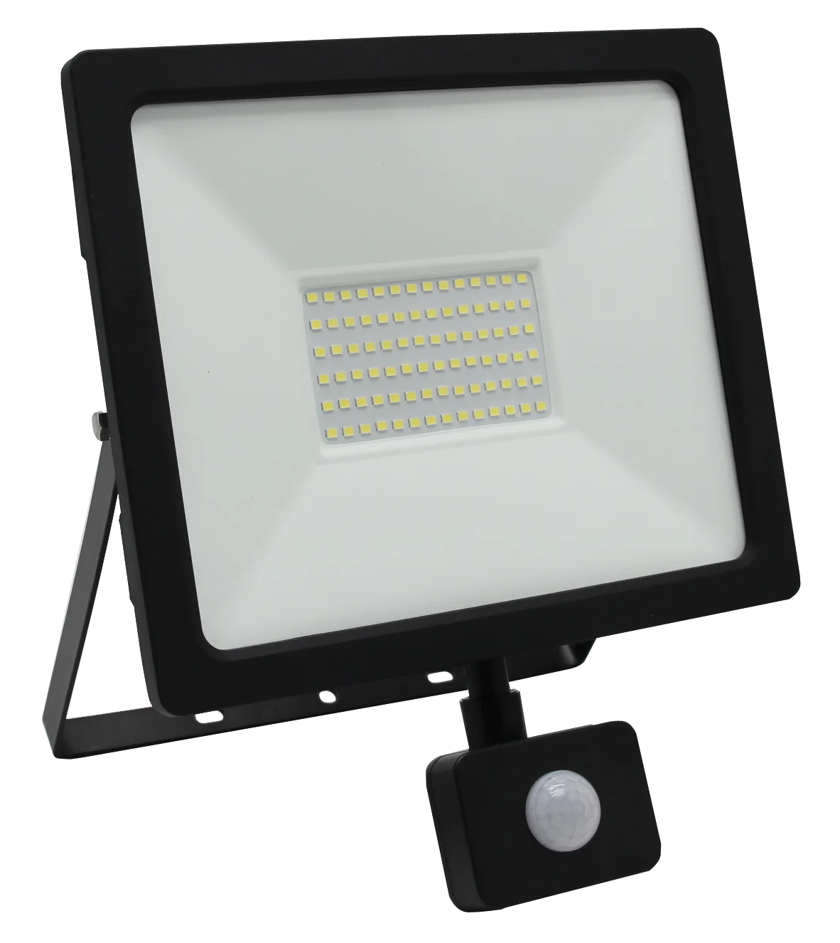 Waterproof Slim 50w Led Floodlight Infrared Motion Sensor PIR Led Flood Light with Motion Sensor Light plastic frame cover