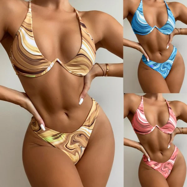 

YY4782 2022 Private Label custom swimwear bikini manufacturer High quality swimsuits for women Sexy Women bikini Swimwear