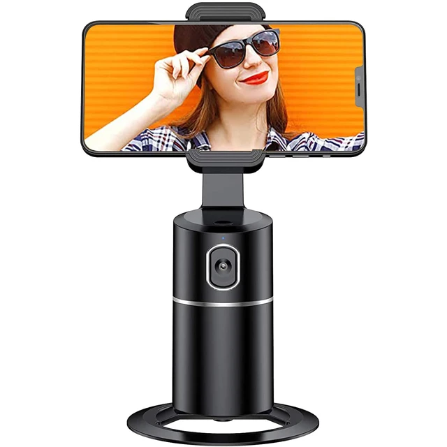 

Amazon Australia Canada Hot Selling Hands Free 360 Rotation Auto Face Object Tracking Phone Mount Face Tracking Phone Holder