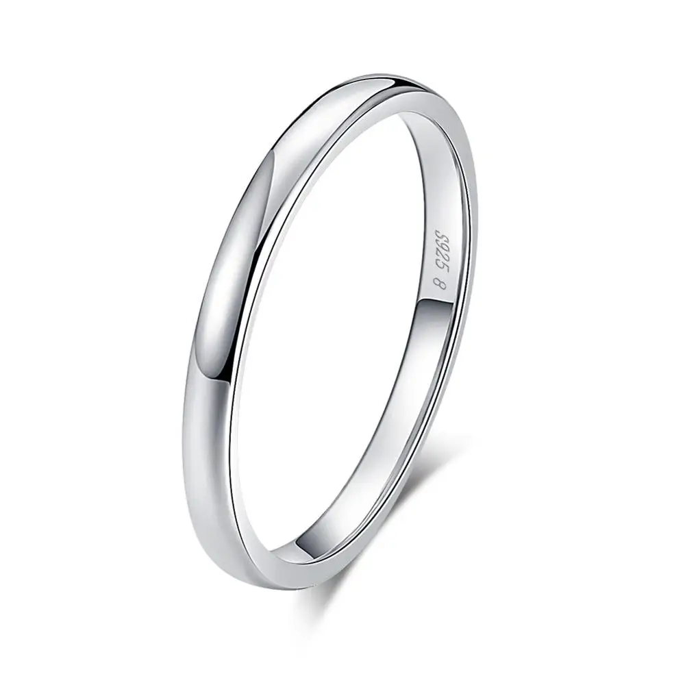 

RINNTIN SR74 Classic jewelry wholesale 925 sterling silver women wedding rings