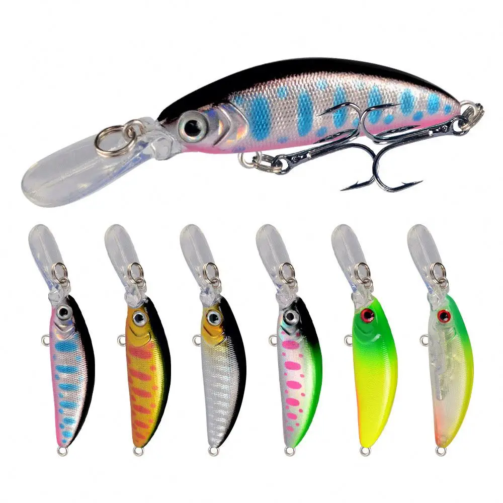 

new minnow 7cm baits 8.5g hard artificial bait sinking minnow fishing lure, 6 colors