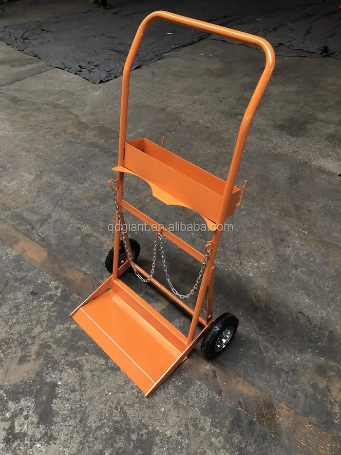 Gas Cylinder Trolley Wholesale Heavy Duty Metal Gravu Gas Oxygen