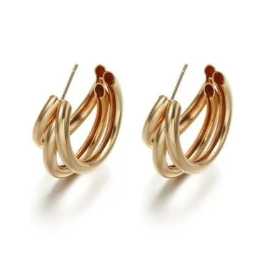 

2021 Fashion Large Statement Drop Earrings Geometric Silver Color Jewelry Women Big Dangle Hanging Fashion Modern Female Earring