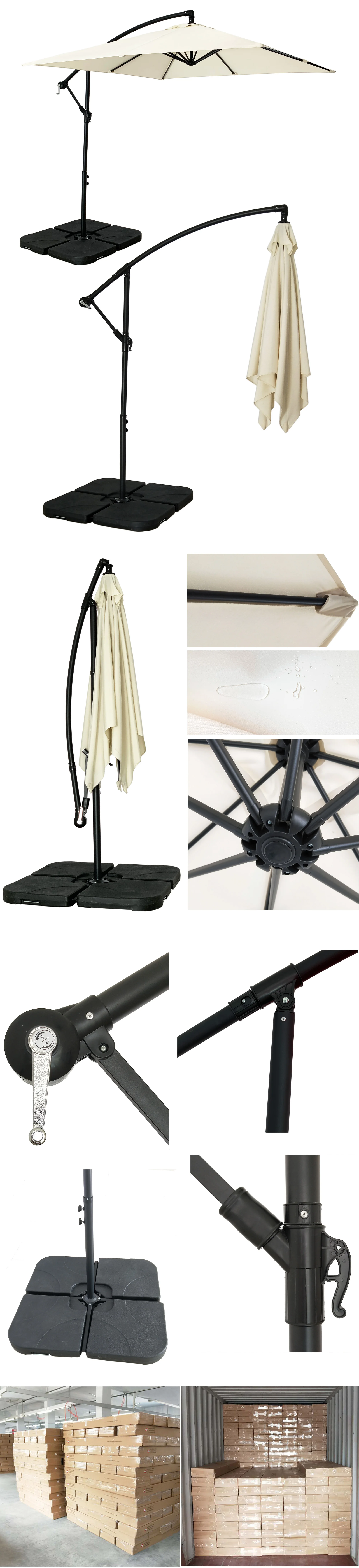 square sun parasol