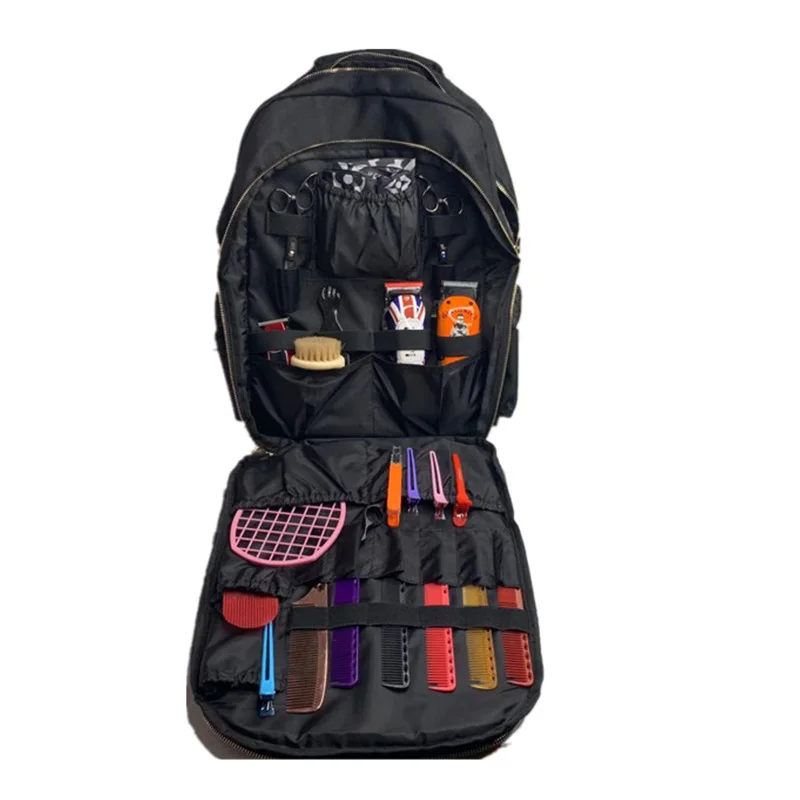 

Professional bag pack designed for salon barber stylish backpack for barbers travel, Customized color