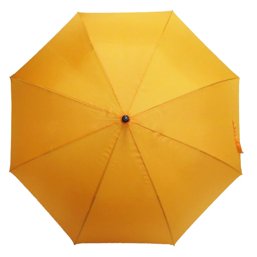 自动打开强力防风玻璃纤维框架大橙色 golf 伞