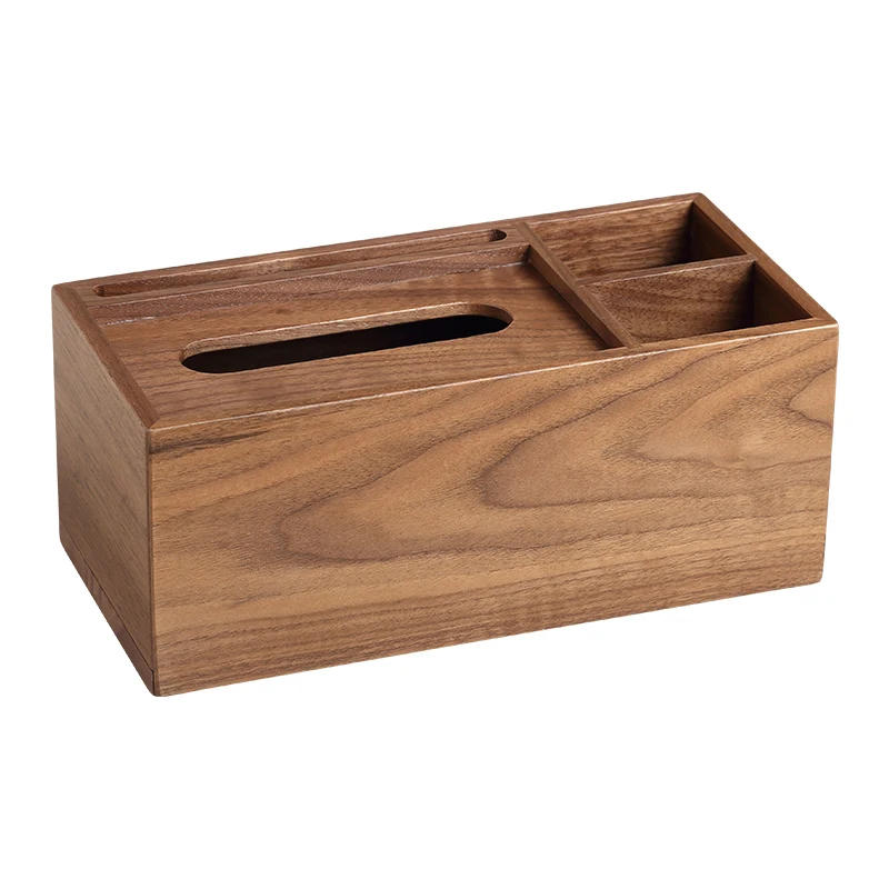

Wholesale Customized Wooden Rectangular Wood Tissue Boxes Storage Container Napkin Box Toilet Paper Home Wood Tissue Holder
