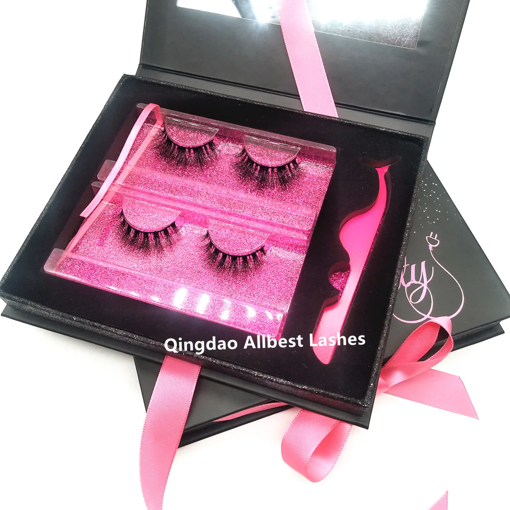 

Eyelash Book Kit eyelash packaging personal label eyelash book make your own logo box vendor