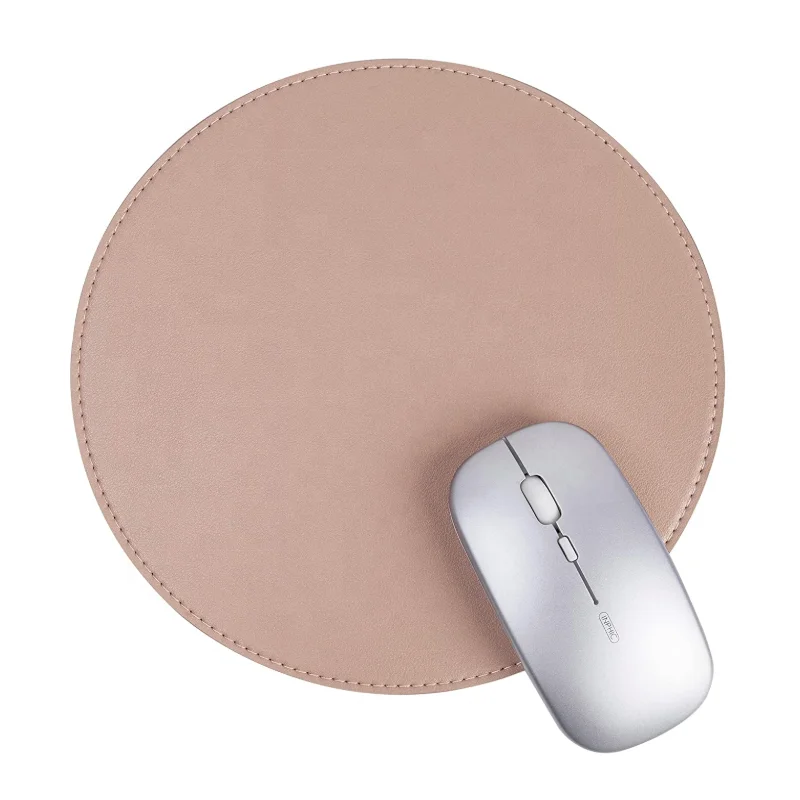 

YY Hot Selling Round Mouse Pad Cute Pink Non-Slip Mouse Pads Mat for Desk