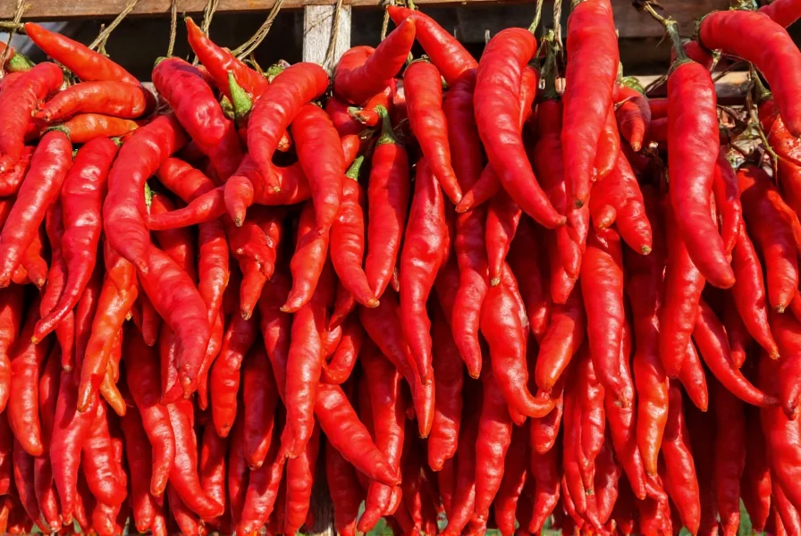 drying serrano chili peppers