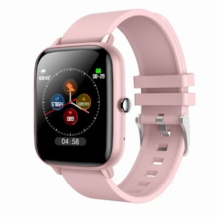 

Sport Reloj Smart Watch Blood Oxygen Bt Call Smart Watch Phone P6 Music Control Wrist Watches For Men and Women, Black pink green