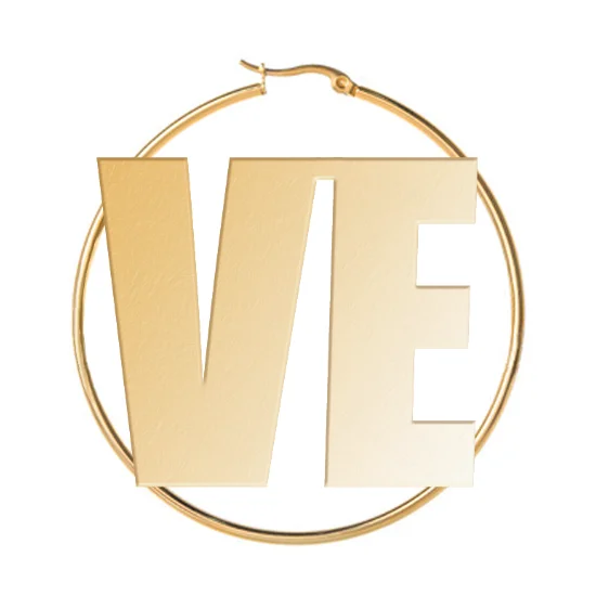 

Exaggerated Custom Name Jewelry Chunky Bamboo Earrings Gold Heart Earrings Women Hoop Earrings, Silver /gold /rose gold