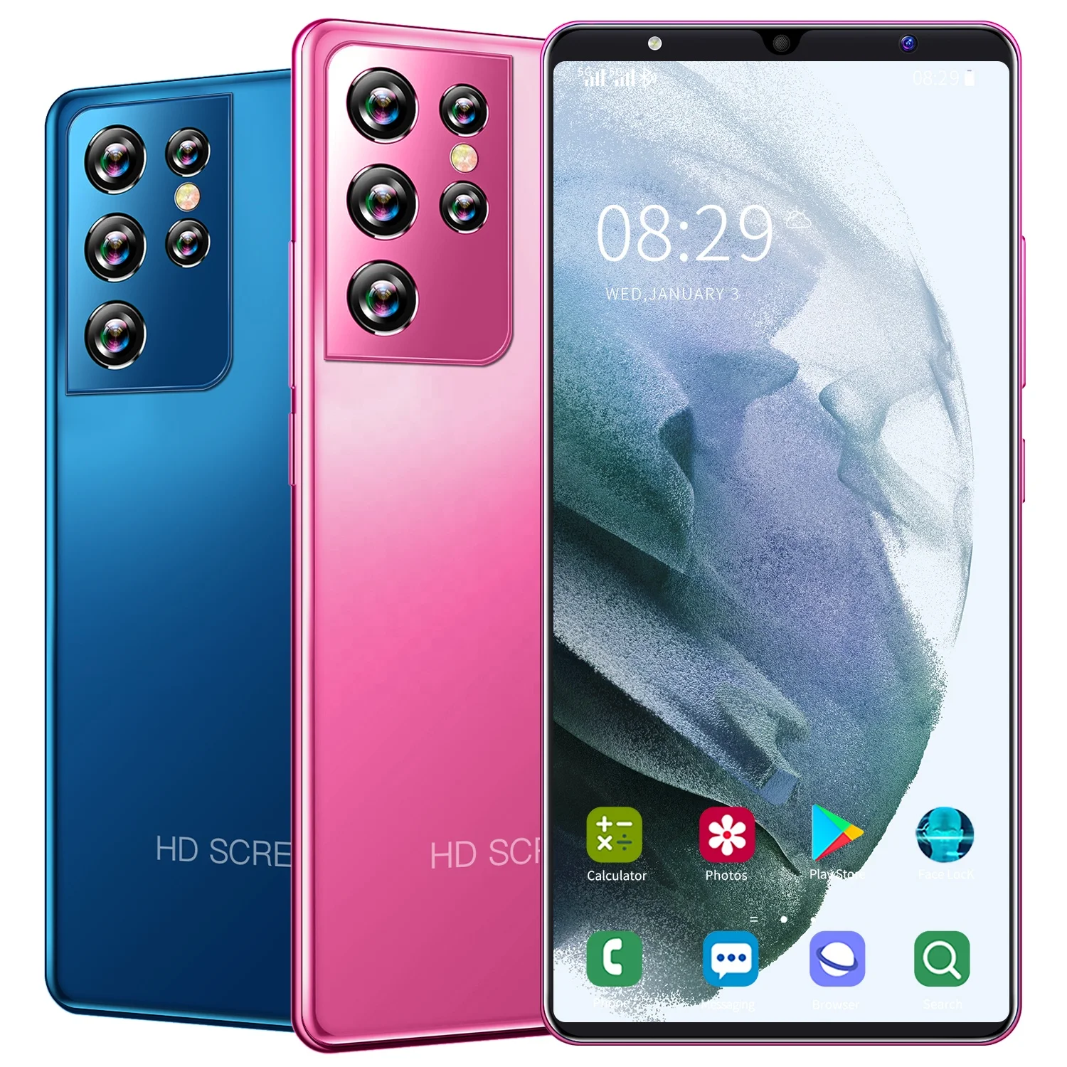 

Factory wholesale explosive smartphone S21 5.0 inch Android smartphone ready goods